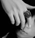 Men's fashion medusa silver ring - MOWTE