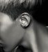Men's fashion snowflake hexagonear ear stud - MOWTE