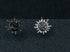 Men's fashion sun natural crystal ear stud - MOWTE