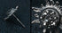 Men's fashion sun natural crystal ear stud - MOWTE