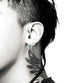 Men's fashion Indian-style braided feather ear stud - MOWTE
