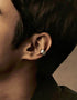 Men's fashion silver ear clip ear cuff - MOWTE