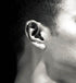 Men's fashion silver ear clip ear cuff - MOWTE