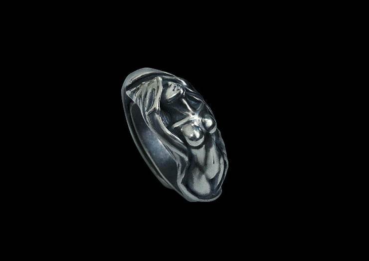 Men's fashion sterling silver ring - MOWTE