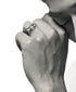 Men's fashion sterling silver ring - MOWTE