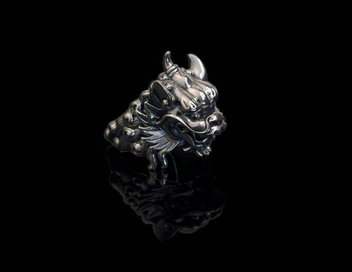 Men's fashion sterling silver ring - MOWTE