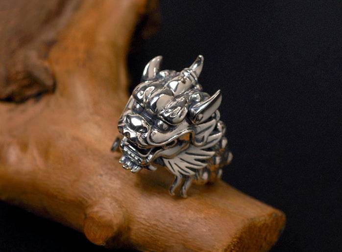 Men's fashion sterling silver ring - MOWTE