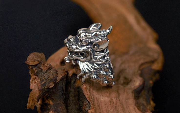 Men's fashion sterling silver ring - MOWTE