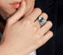 Men's fashion playing cards sterling silver ring - MOWTE