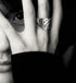 Men's fashion playing cards sterling silver ring - MOWTE