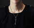 Men's fashion sterling silver crown key pendant & necklace - MOWTE