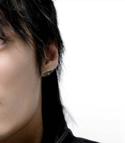 Men's fashion eagle ear stud - MOWTE