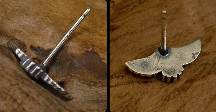 Men's fashion eagle ear stud - MOWTE