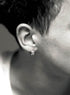 Men's fashion saint cross ear stud - MOWTE