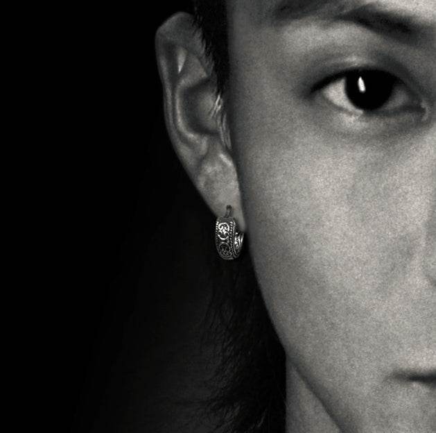 Men's vintage ear stud - MOWTE