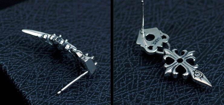 Men's fashion diamond ear stud - MOWTE