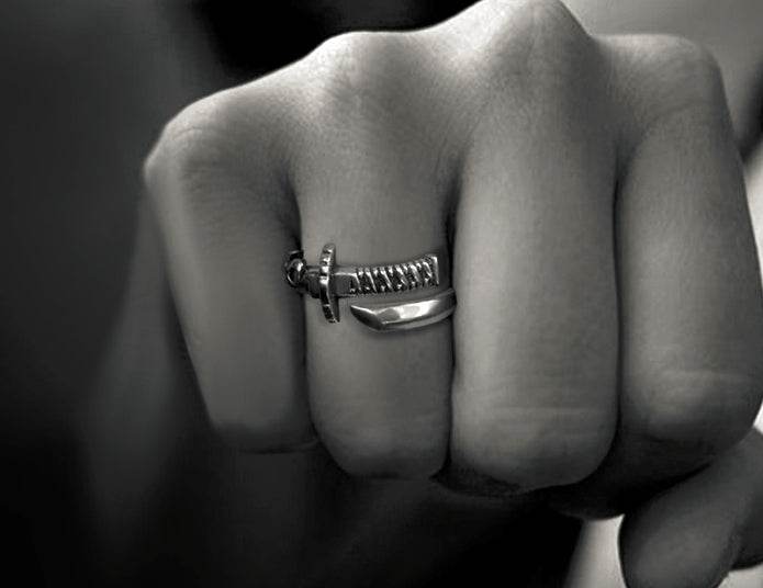 Men's fashion sterling silver ring - MOWTE