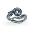 Men's fashion snake sterling silver ring - MOWTE