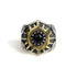 Men's fashion sun totem sterling silver ring - MOWTE