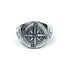 Men's vintage compass sterling silver ring - MOWTE