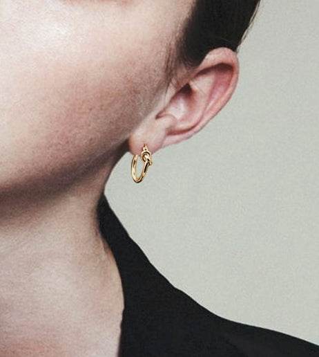 Men's fashion knot ear stud - MOWTE