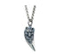 Men's fashion sterling silver wolf tooth pendant necklace - MOWTE