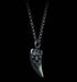 Men's fashion sterling silver wolf tooth pendant necklace - MOWTE