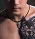 Men's fashion sterling silver wolf tooth pendant necklace - MOWTE