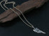 Men's fashion sterling silver wolf tooth pendant necklace - MOWTE