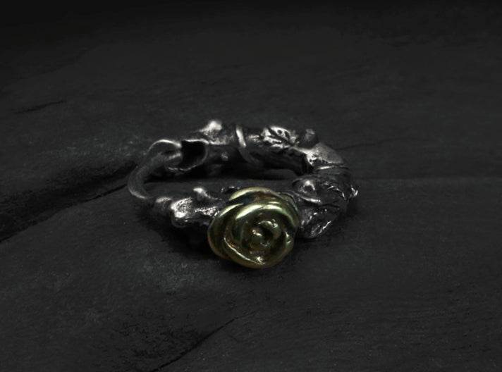 Men's fashion rose ear stud - MOWTE
