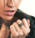 Men's vintage god eye sterling silver ring - MOWTE