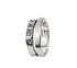 Men's fashion roma star sterling silver ring - MOWTE