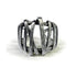 Men's fashion weave sterling silver ring - MOWTE