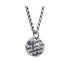 Men's fashion sterling silver love poem inscription pendant necklace - MOWTE