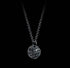 Men's fashion sterling silver love poem inscription pendant necklace - MOWTE