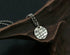 Men's fashion sterling silver love poem inscription pendant necklace - MOWTE