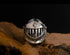 Men's fashion reaper legion sterling silver ring - MOWTE