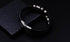 Men's fashion leather titanium steel bracelet - MOWTE