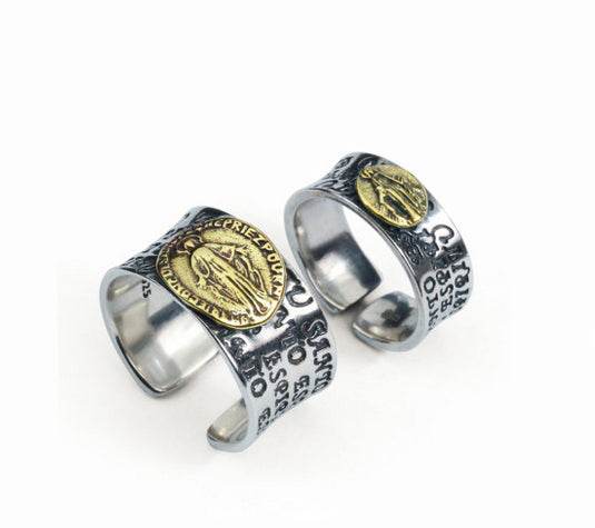 Jesus Maria Couple Ring - MOWTE