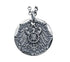 Men's vintage sterling silver eagle pendant & necklace - MOWTE