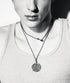 Men's vintage sterling silver eagle pendant & necklace - MOWTE