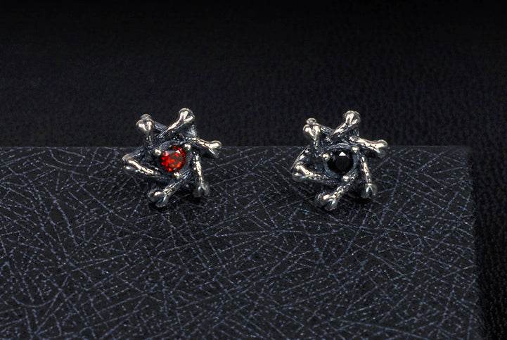 Men's fashion hexagram diamond ear stud - MOWTE