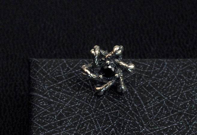 Men's fashion hexagram diamond ear stud - MOWTE