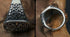 Men's fashion tang grass sterling silver ring - MOWTE