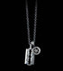 Men's fashion sterling silver blade star pendant & necklace - MOWTE