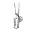 Men's fashion sterling silver blade star pendant & necklace - MOWTE