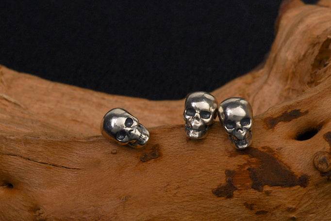 Men's fashion skulls ear stud - MOWTE
