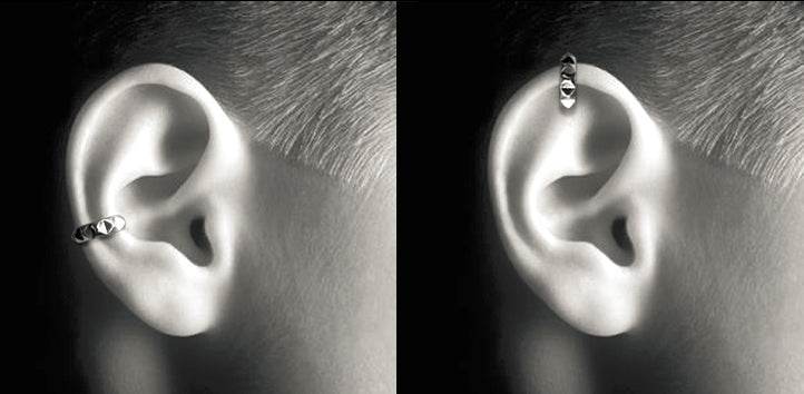 Men's fashion ear clip ear cuff - MOWTE
