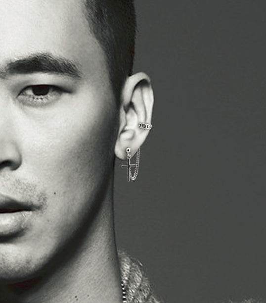 Cross ear cuff - MOWTE