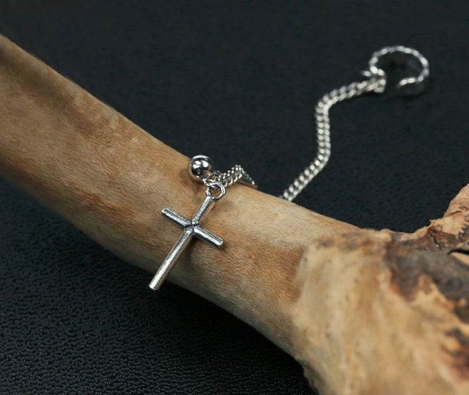 Cross ear cuff - MOWTE